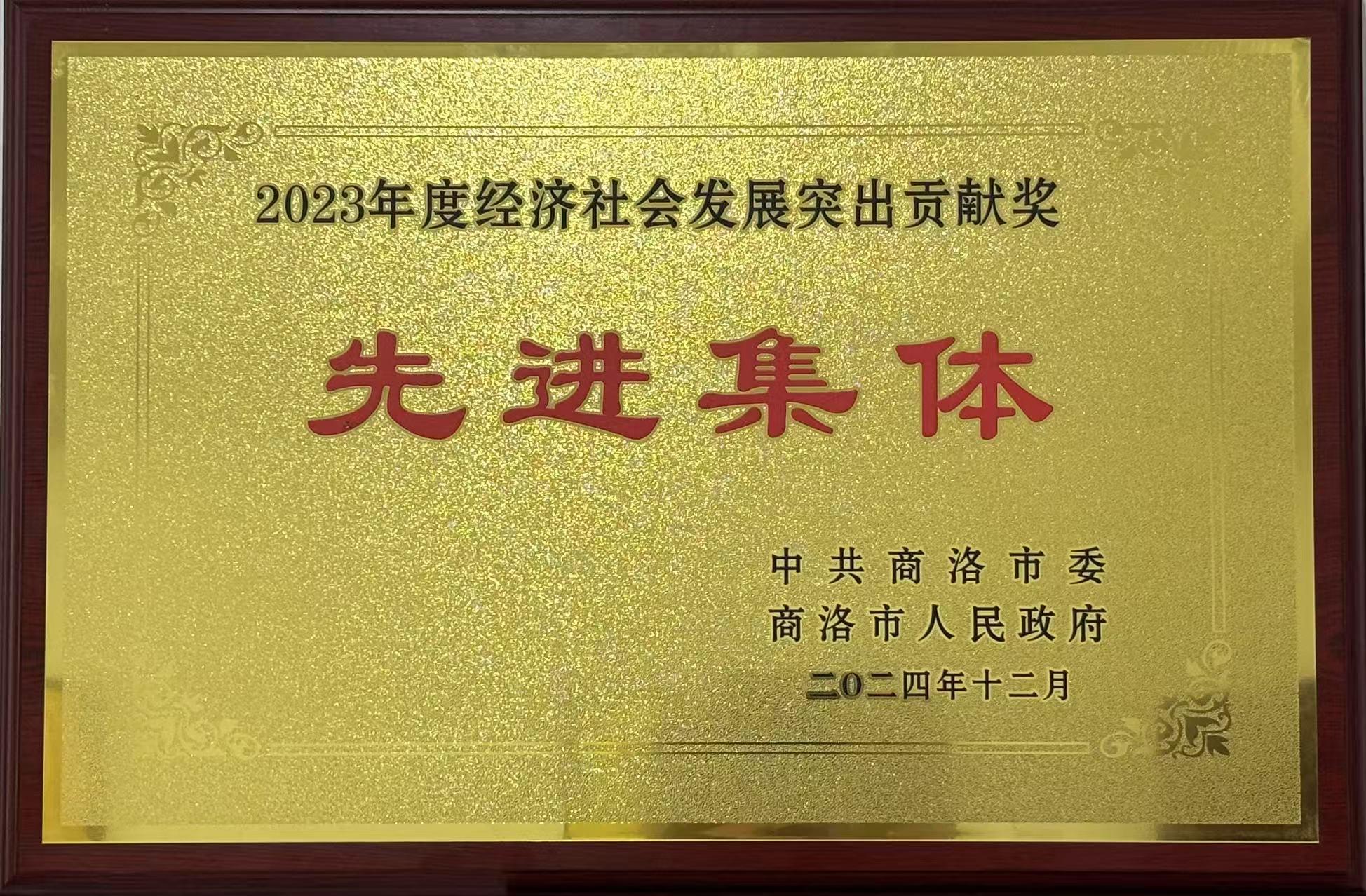 2023年度经济社会发展突出贡献奖先进集体